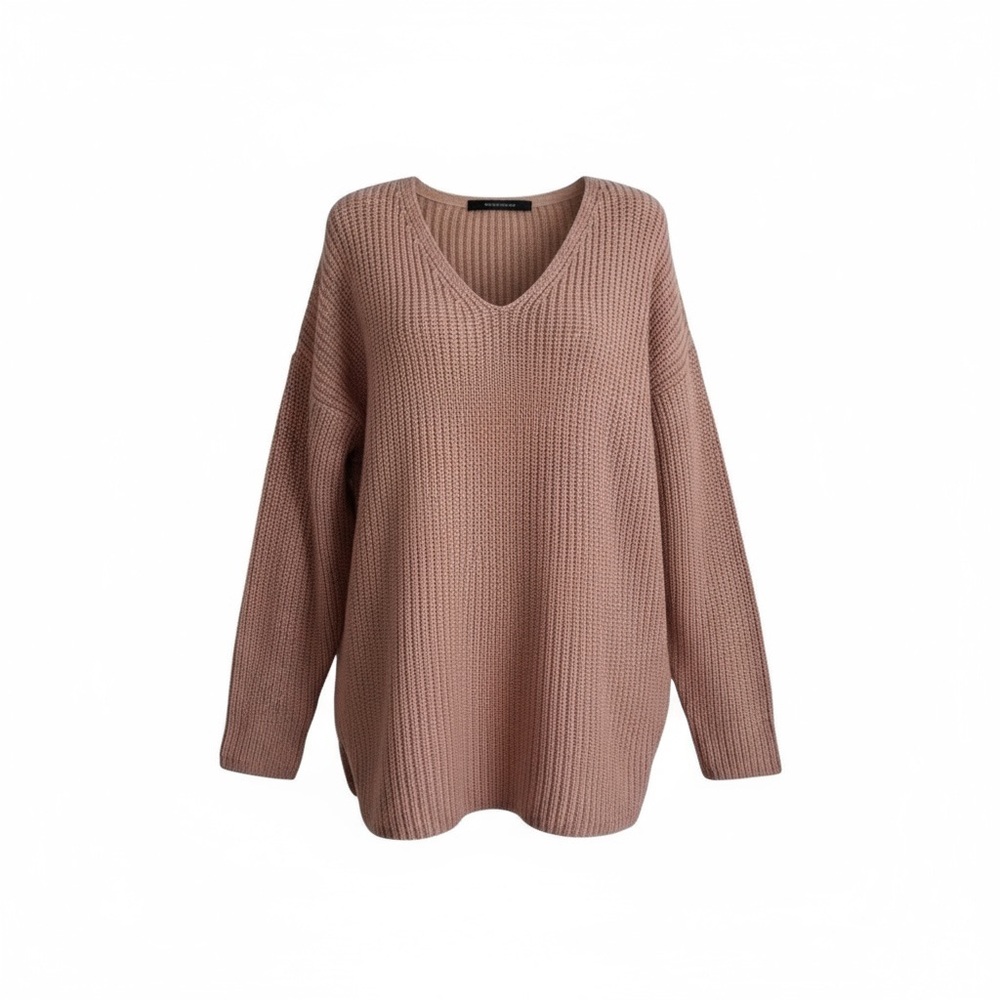 Jenni Kayne Rose Colored Cotton Cabin Sweater Size S